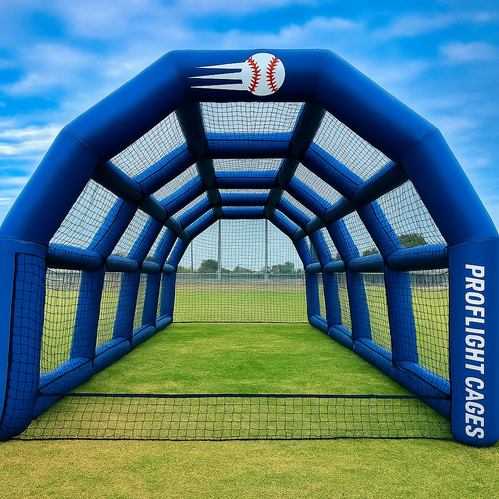 ProFlight Portable Inflatable Batting Cage (20 ft sections)