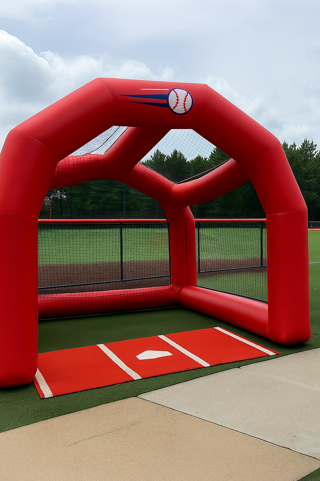 ProFlight Portable Inflatable Batting Cage (20 ft sections)