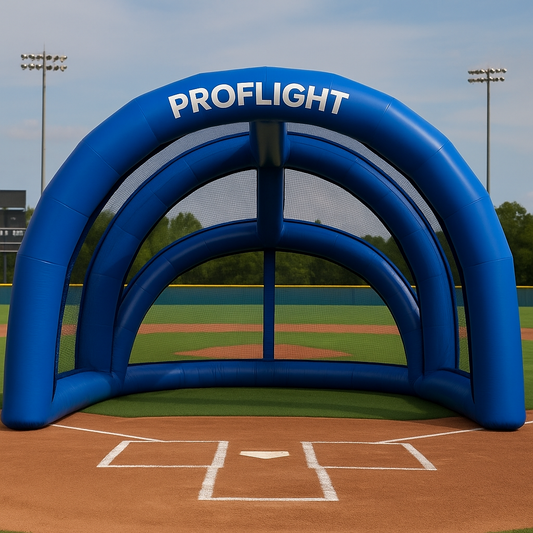 ProFlight Inflatable Portable Backstop Turtle Cage