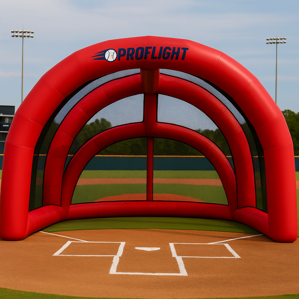 ProFlight Inflatable Portable Backstop Turtle Cage