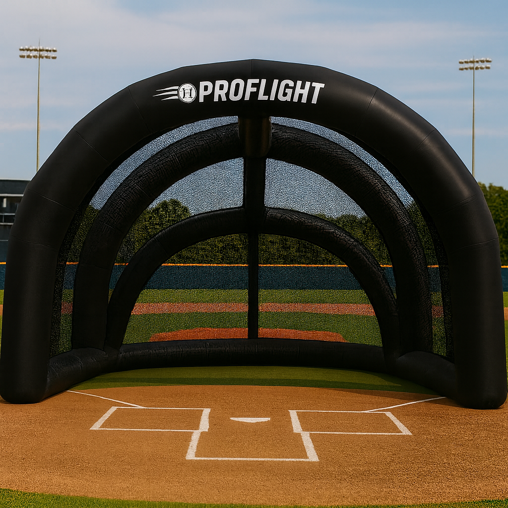 ProFlight Inflatable Portable Backstop Turtle Cage