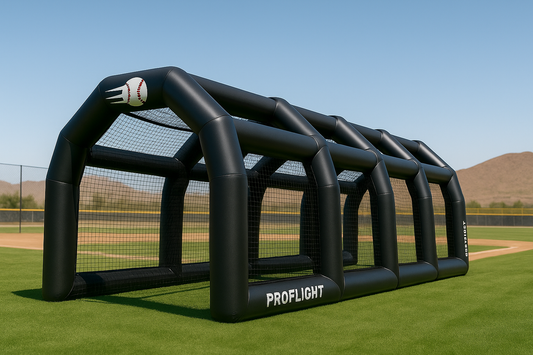 ProFlight Portable Inflatable Batting Cage (20 ft sections)